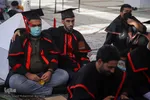 جشن فارغ‌التحصیلی دانشجویان پزشکی در حرم رضوی