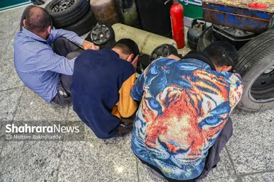 نمایشگاه کشفیات پلیس در طرح 