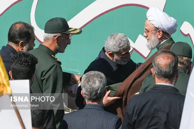 تشییع باشکوه پیکر سردار شهید زاهدی در اصفهان