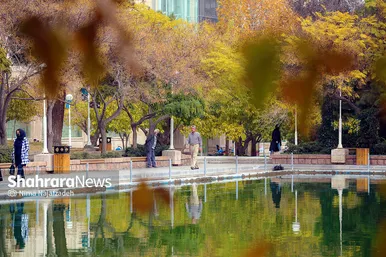 طبیعت پاییزی بوستان های مشهد