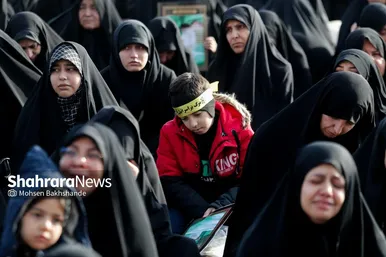 گزارش تصویری | عزاداری شهادت رهبر معظم انقلاب اسلامی، در حرم امام‌رضا (ع) - ۲