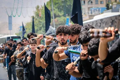 عزاداری روز تاسوعا در مشهد مقدس