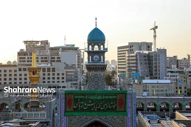 آیین نقاره نوازی حرم مطهر رضوی در آستانه میلاد امام رضا(ع)