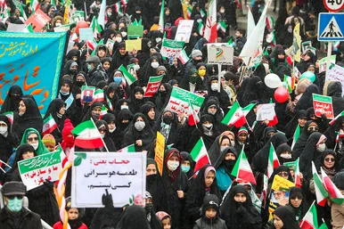 راهپیمایی 22 بهمن در مشهد