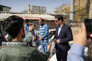 گزارش تصویری | بازسازی قتل مرد جوان به دست برادر همسرش در حوالی پایانه مسافربری مشهد
