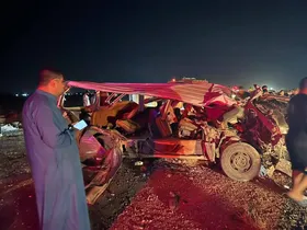 ۱۹ کشته و ۱۱ مصدوم در تصادف دو دستگاه ون در محور کاظمین به سامرا&nbsp;