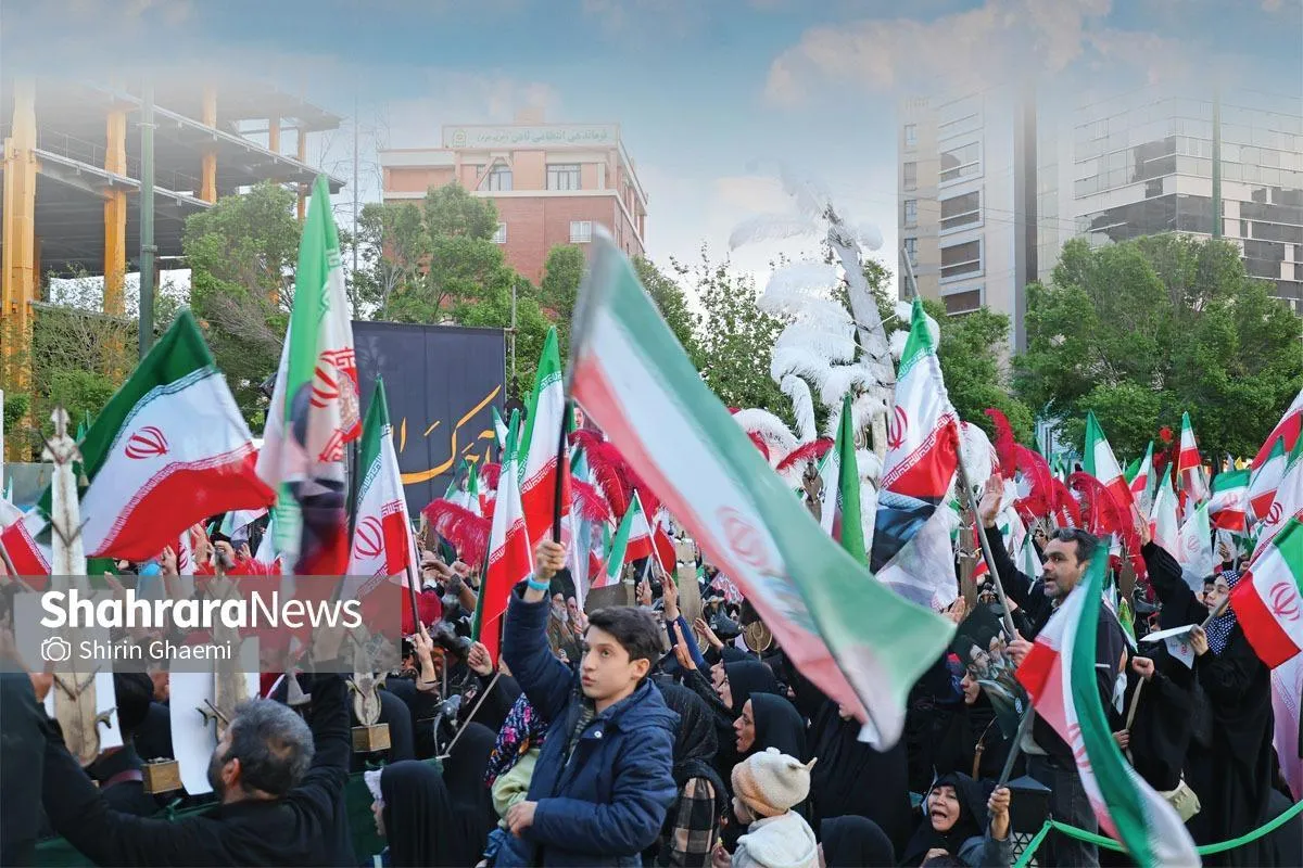 گزارش مردمی از اجتماع پرشمار مشهدی‌ها برای اربعین رهبر شهید انقلاب و دیگر شهدای وطن | چهل سال گذشت این چهل روز