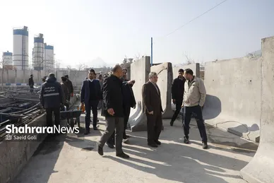 گزارش تصویری | بازدید شهردار مشهد از کارخانه‌های تولید آسفالت و بتن شهید مجیدی و پروژه احداث دوربرگردان غیرهم‌سطح شرقی ابوطالب