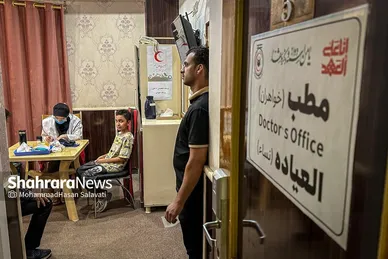 گزارش تصویری | خدمت رسانی هلال احمر خراسان رضوی به زائران اربعین حسینی در نجف اشرف