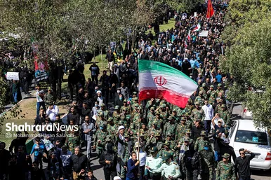راهپیمایی مردم مشهد در محکومیت اغتشاشات اخیر و تشییع شهدای مدافع امنیت