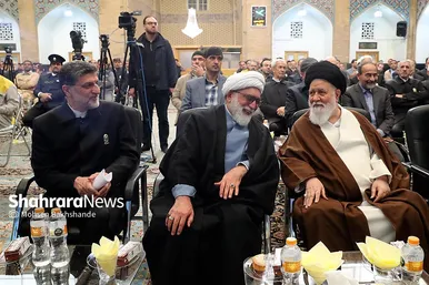 مراسم آغاز عملیات احداث رواق مبارک امیرالمومنین علیه السلام در حرم رضوی