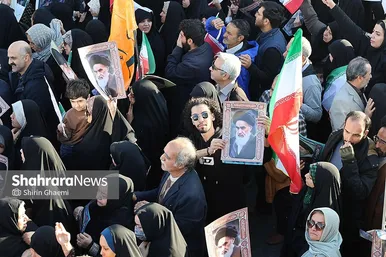 گزارش تصویری | مراسم تشییع پیکر شهدای مدافع امنیت در مشهد (۲۲ دی ۱۴۰۴) - ۴