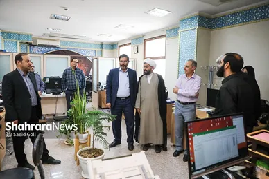 بازدید اعضای شورای اسلامی شهر مشهد از روزنامه شهرآرا