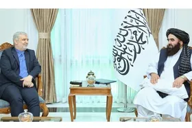 کاظمی قمی با سرپرست وزارت خارجه طالبان در کابل دیدار کرد | حق&zwnj;آبه محور گفت&zwnj;وگوها