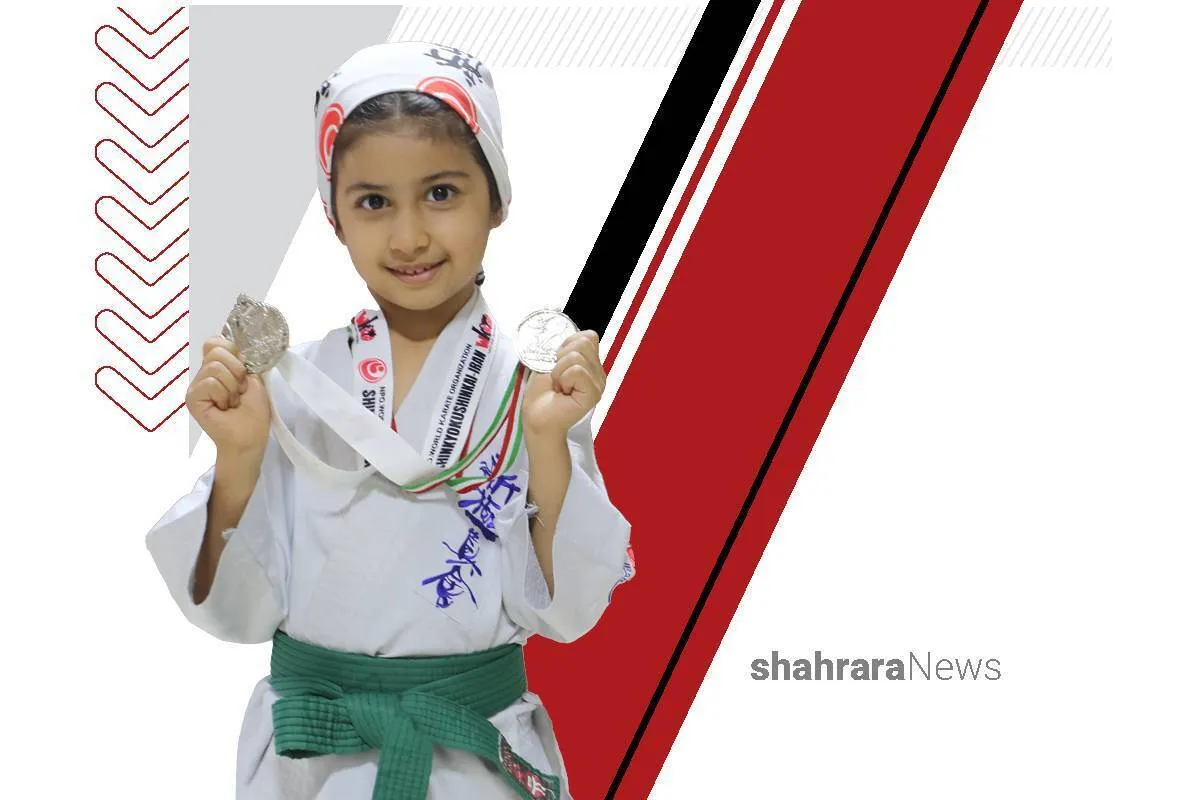 گفتگو با کاراته‌کای کوچک مشهدی | دوست دارم خودم از گل‌ها مراقبت کنم