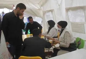 خدمت&zwnj;رسانی ۱۶۱ موکب درمانی به زائران اربعین حسینی