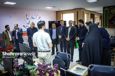 گزارش تصویری | بازدید مدیران استانی و شهری از روزنامه شهرآرا به مناسبت روز خبرنگار - ۳