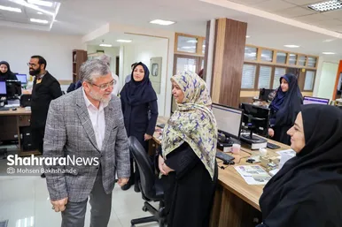 بازدید شهردار مشهدمقدس از موسسه شهرآرا
