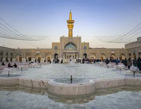 ویدئو| ماجرای جابه&zwnj;جایی حوض زیبای صحن جمهوری در حرم امام رضا علیه السلام