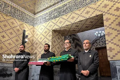 گزارش تصویری | اعطای پرچم جمهوری اسلامی ایران به پرچمداران کشورمان در رقابت‌های آسیایی ناگویا