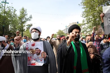 تشییع پیکر شهید حجت الاسلام محمد اصلانی در مشهد