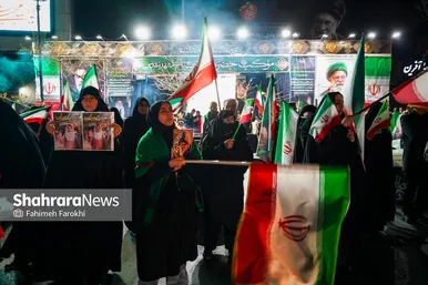 گزارش تصویری | میدان فلسطین مشهد چند ساعت پس از سال تحویل