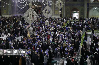 عکس| مراسم احیاء شب نوزدهم ماه رمضان در حرم مطهر رضوی (۱۱ فروردین ۱۴۰۳)