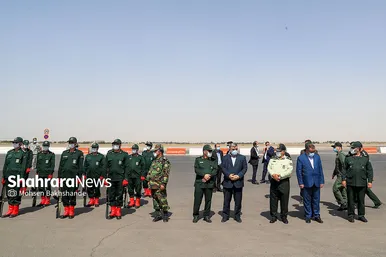 استقبال از پیکر سرلشکر فیروزآبادی در مشهد