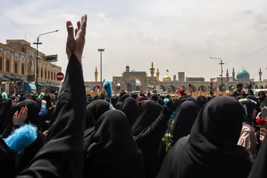 گلباران حرم مطهر رضوی