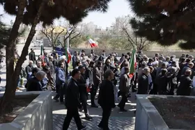 برگزاری مراسم گرامیداشت شهدای جنگ اخیر و روز درخت&zwnj;کاری در دانشگاه آزاد اسلامی مشهد (۱۶ اسفند ۱۴۰۴)