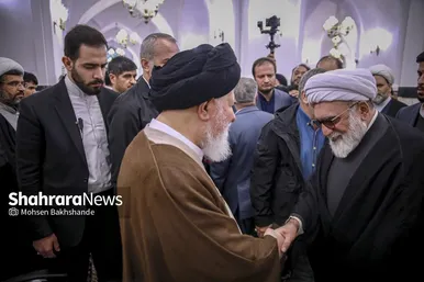 گزارش تصویری | مراسم ترحیم مرحوم آیت‌الله محمدهادی عبدخدایی در حرم مطهر رضوی