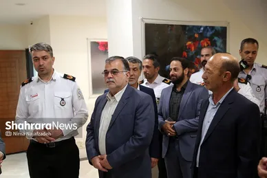 رژه ناوگان خودرویی آتش نشانی مشهد