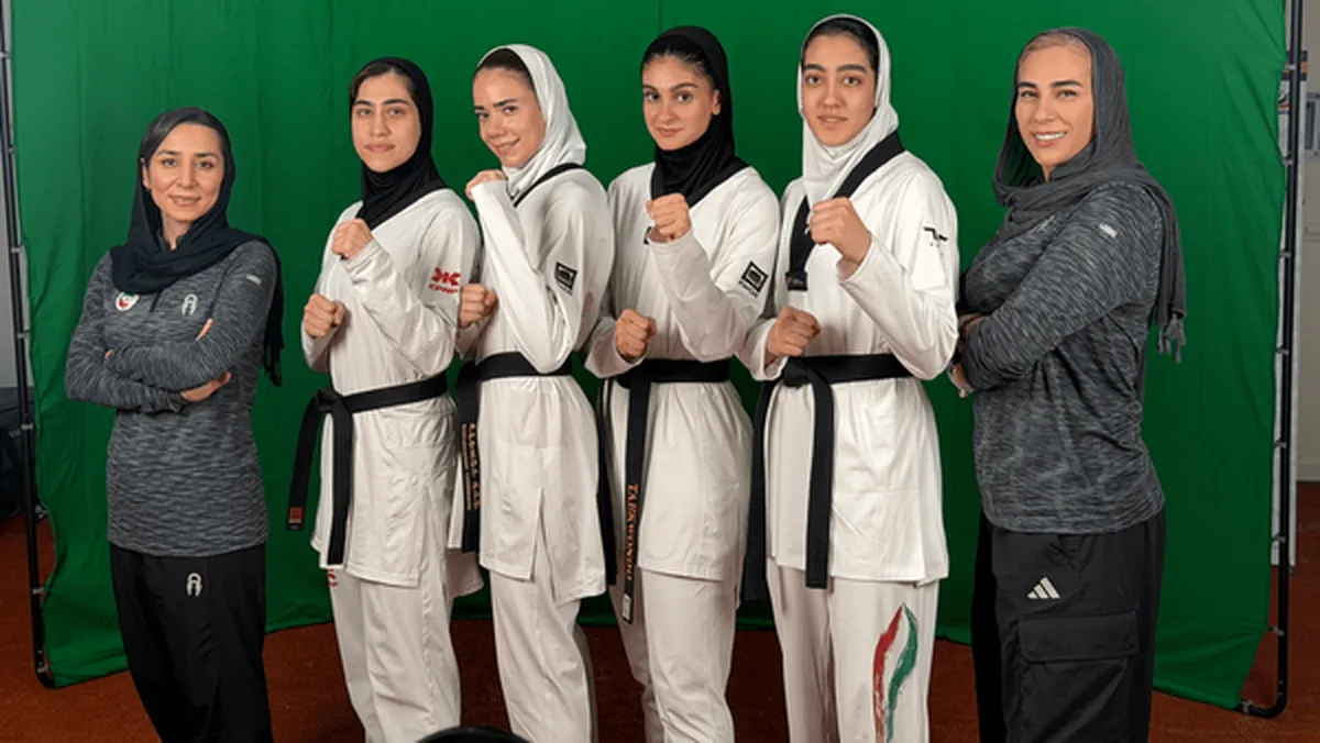 کسب مقام سوم مسابقات تیمی جام جهانی تکواندو توسط تیم ملی بانوان ایران