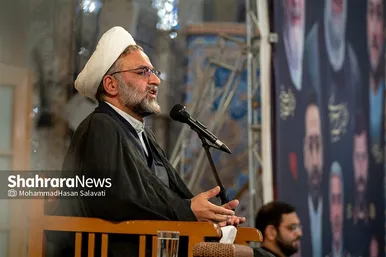 مراسم بزرگداشت هفتمین روز شهادت شهدای خدمت در حرم مطهر رضوی