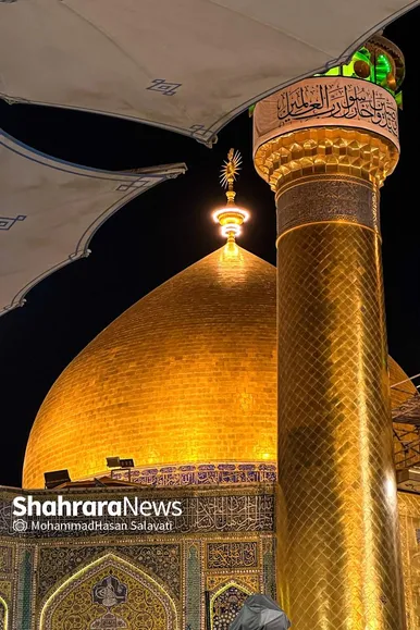 گزارش تصویری | حال‌وهوای حرم مطهر حضرت امیرالمومنین (ع) در آستانه سالروز ولادت ایشان و روز پدر