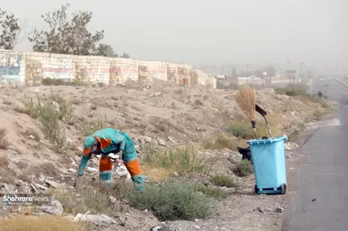 پاکسازی ٧ محور ورودی مشهد مقدس در دهه آخر صفر