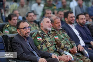 آیین بازگشایی معابر پادگان لشکر ۷۷