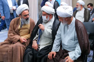 دیدار جمعی از مبلغان و طلاب حوزه‌های علمیه سراسر کشور با رهبر انقلاب