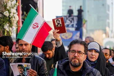 گزارش تصویری | ساعاتی پیش از مراسم تشییع پیکر شهدای مدافع امنیت در مشهد (۲۲ دی ۱۴۰۴)