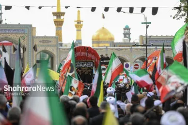 گزارش تصویری | اجتماع بزرگ صادقیون در مشهد ۲