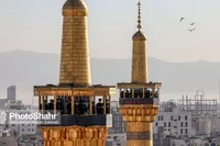 حال و هوای حرم مطهر رضوی در روز تاسوعای حسینی + فیلم