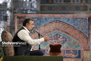 مراسم مناجات شب‌های ماه مبارک رمضان در حرم مطهر رضوی