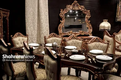 گزارش تصویری | نمایشگاه بین‌المللی مبلمان، لوستر و دکوراسیون داخلی در مشهد