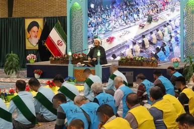 محفل انس با قرآن در زندان مرکزی مشهد