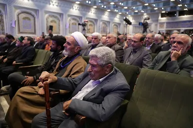گزارش تصویری | اختتامیه بیست‌ودومین اجلاسیه بین‌المللی پیرغلامان حسینی در حرم مطهر رضوی