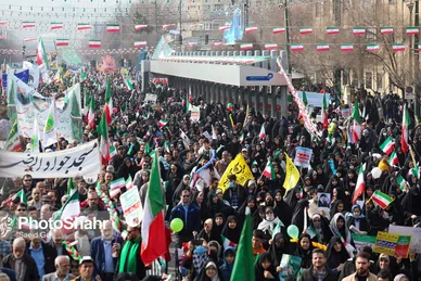 گزارش تصویری (۱) | راهپیمایی ۲۲ بهمن در مشهد