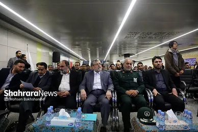 مراسم بهره‌برداری از دسترسی اصلی ایستگاه الندشت