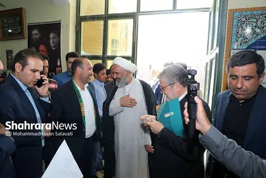 عکس‌هایی از آغاز عملیات اجرایی و افتتاح ۳۳ پروژه شهری در منطقه ۳ شهرداری مشهد