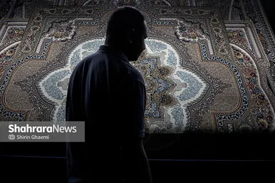 گزارش تصویری | از نخ تا فرش ، نگاهی به فرآیند تولید فرش ماشینی در مشهد
