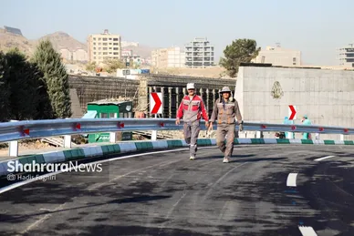 گزارش تصویری | بازگشایی مسیر دسترسی بولوار امام‌خمینی(ره) به میدان حافظ در تقاطع غیرهم‌سطح انقلاب اسلامی مشهد